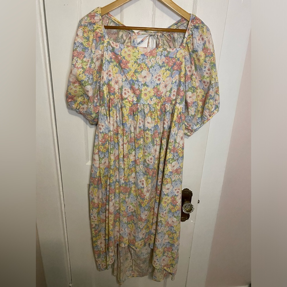 Jillian Harris for Joe Fresh spring dress with puff sleeve